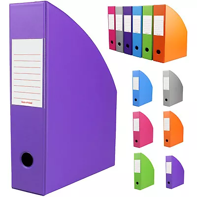 £5.95 • Buy Document File Shelf Rack Desktop Magazine Holders Desk Organiser OfficeCentre®