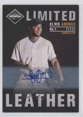 2011 Panini Limited Limited Leather Signatures /99 Elvis Andrus #13 Auto • $9.45