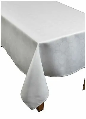 Magic Christmas White/Silver Table Cloth 53  X 88  • £29.99