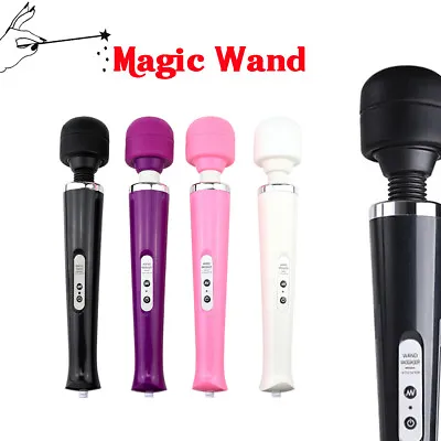 30 Speed Wired Electric Magic Wand Full Body Massager Waterproof 10 Vibration • £12.09