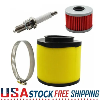 Air Oil Filter Spark Plug Tune Up Kits For Honda FourTrax 300 TRX300 1988-2000 • $10.89