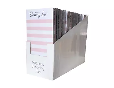 Magnetic Shopping List Pad 80 Pages Notepad Meal Planner Tear Off Memo Fridge • £3.19