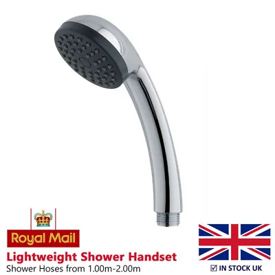 Shower Head Handset Chrome Single Function Replaces Mira Grohe Triton Aqualisa • £5.99