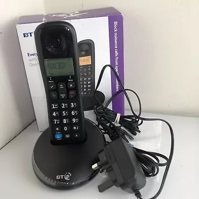 BT 090661 2017 Digital Cordless Telephone Nuisance Call Blocker - Black Boxed • £12.99