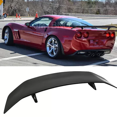 For Chevy Corvette C6 C7 47  GT Style Rear Trunk Spoiler Racing Wing Glossy BLK • $89.65