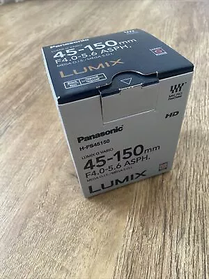 Panasonic Lumix Vario  45-150MM 1: 4-5.6 OIS Micro Four Thirds - Black • £200