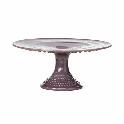 Mosser Glass GiGi 12  Cake Plate | Eggplant • $54.38