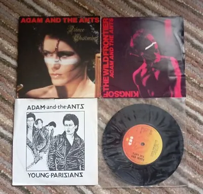 £4.99 • Buy ADAM ANT Bundle 4 X Vinyl 7  Singles Prince Charming/ Young Parisians / Kings ..