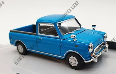 New CARARAMA 1:43 Scale Austin Mini Pick-Up 1963 Blue - Diecast Model Car • £18.95
