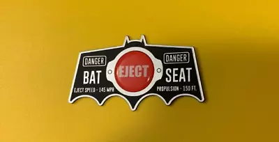Custom Batmobile Ejection Seat Button Car Plate Prop 1966 Batman • $29.99