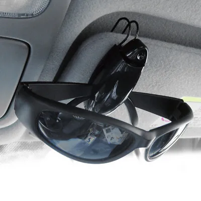 £4.78 • Buy Car Sunvisor Sunglasses Eye Glasses Clip Card Holder Clip Black Car Accessories 