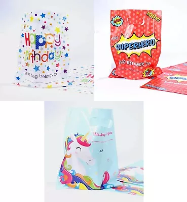 Childrens Kids Party Loot Bags - Treat Favour Goody Bags Empty • £3.89