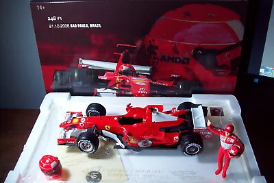 1/18 Hot Wheels J2996 Ferrari 248f1 Gp Brazil 2006 Last Race? Michael Schumacher • $135.65