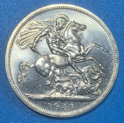 $19.99 • Buy 1951 Great Britain 5 Shillings Crown - George VI Festival Of Britain Coin AUNC