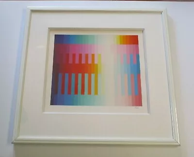 $2000 • Buy Agam Silkscreen Serigraph Signed Limited Rare Abstract Pop Colorful Op Modernism