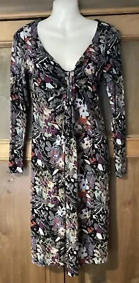 £6.75 • Buy Kew Ladies Soft Feel Black Multi Dress Size XS / Size 8