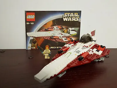 Lego Star Wars 7143 Jedi Starfighter (Complete Set With Figure And Instructions) • £32