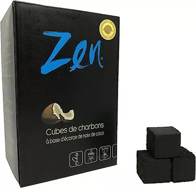 Shisha Hookah Charcoal Tablets Rolls Cube Discs Foil Golden River Zen Coal  • £8.99