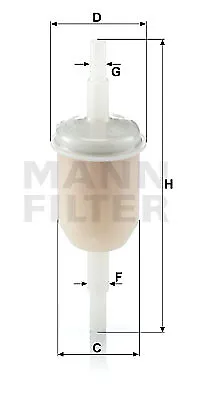 Mann-filter Wk 31/2 (100) Filter Crankcase Breather For alfa Romeobmwbmw Mot • £10.06