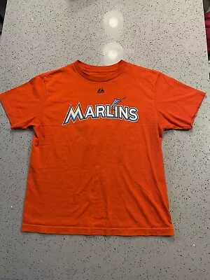 MLB Miami Marlins Orange Cotton Youth Top Size Medium • $11.99