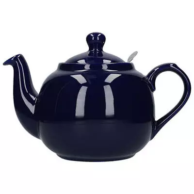 London Pottery Farmhouse Filter 6 Cup Teapot Cobalt Blue • £34.95