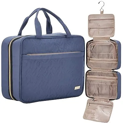  Large Hanging Travel Toiletry Bag Portable Makeup Organizer Cosmetic Bag • $15.95