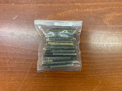 **50-PCS Header Connector Double Row R/A 50 Pin Through Hole Gold • $0.99