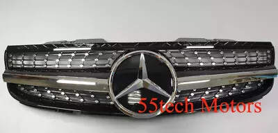 55tech R230 SL550 SL600 2007 2008  Grille Grill AMG Diamond Bumper Mercedes DTR • $155