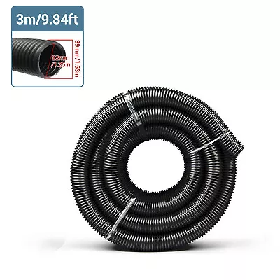 3M Black Universal Vacuum Cleaner Hose Extra Long Pipe Tube 32mm Inner Diameter • $31.99