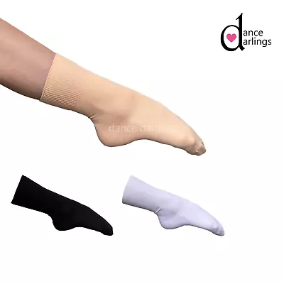 Professional Ballet Dance Socks Pink Black White Boys Girls Kids • £3.50