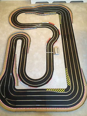 £480 • Buy Scalextric Digital 4 Lane Layout With Chicanes / Hairpins & 4 Digital Cars 