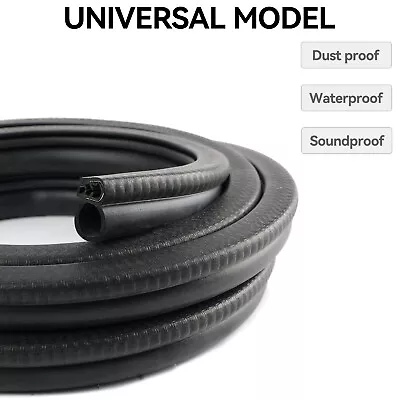 10FT Universal Car Weatherstrip Door Seal Strip Sealing Hollow Edge Guard EPDM • $23.74