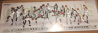 2016-17 Michigan State Spartans Mens Basketball Schedule Poster IZZO FINAL FOUR • $13.99