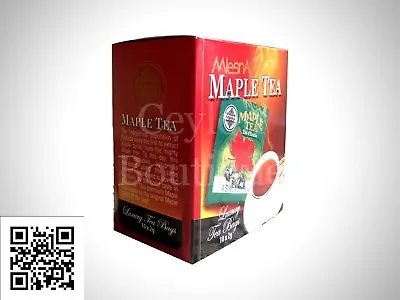 Mlesna Maple Flavored Pure Ceylon Tea - 10 Tea Bags 20g X 01 Pack • $7.50