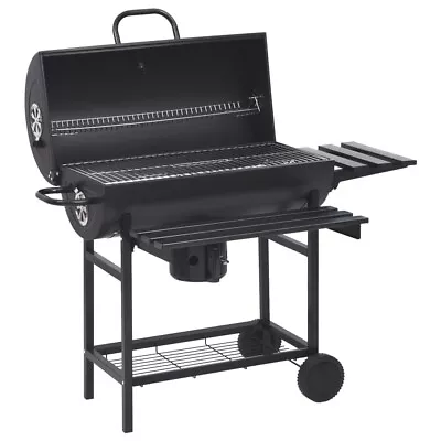 115x85x95 Cm Outdoor Drum Barrel Charcoal Fire BBQ Grill Vegetable Meat Griller • $305.78