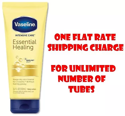 3.4oz Squeeze Tube Vaseline Intensive Care Essential Healing Lotion - Purse Size • $1.99