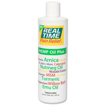 Real Time Pain Relief - Hemp Oil Plus • $80