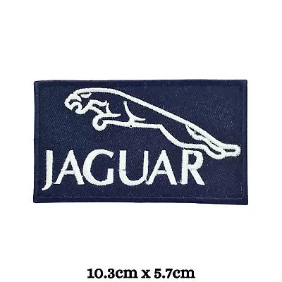 JAGUAR CAR Logo Iron On Sew On Embroidered Patch • £2.79