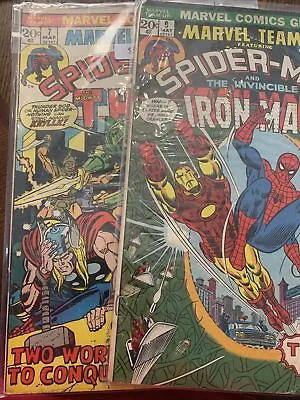 Marvel Comics Group Marvel Team-Up Spider-Man Comic Books SetOf 2 SKU-RM8 • $10.99