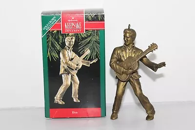 1992 Hallmark Keepsake Ornament ELVIS Brass Plated • $10.99