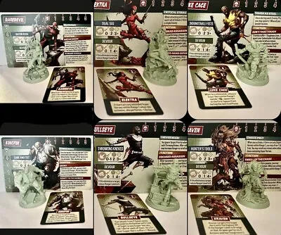 Marvel Zombies Promos Box Zombie Heros Dare Devil Kingpin Elektra Luke & More • $34.95