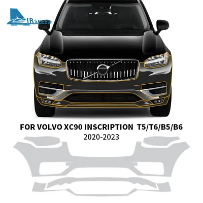 Front Bumper Precut Paint Protection Film PPF For Volvo XC90 Inscription 2020-23 • $129.99