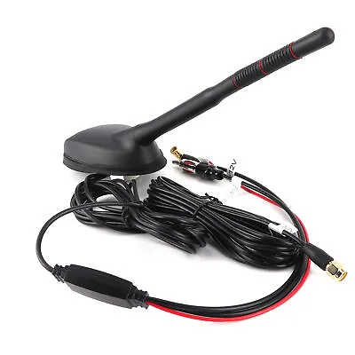 Car DAB+GPS+FM Antenna Active Amplified Top Roof Mount Waterproof • £24.68