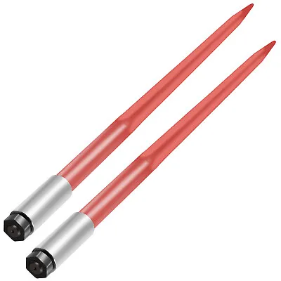 VEVOR 2pcs Hay Bale Spear 43  3000 Lbs Capacity Spike Fork For Tractors Loaders • $123.99