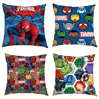 45cm Marvel Spiderman Pillow Case Cushion Cover Sofa Bed Car Office Decor Gift • £5.99