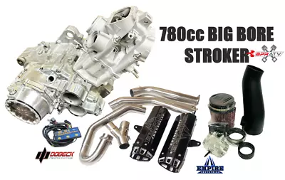 Raptor 700 Big Bore Stroker Built Motor 54mm TB Exhaust 780 Assembly Ported Head • $6999.99
