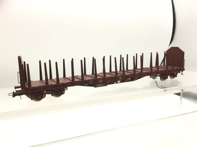 $62.63 • Buy Piko 95574-4 HO Gauge SNCF Bogie Stake Wagon