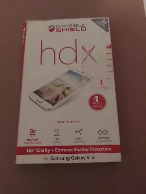  ZAGG Samsung Galaxy S6  Invisible Shield HDX Screen Protector HD Clarity NEW • $5.50