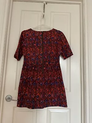 Gorman Waisted Red/blue  Dress 12 • $25