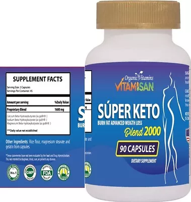 Completo Keto Weight Loss Die Pills Fat Burner Supplement Men & Women 90ct • $11.99